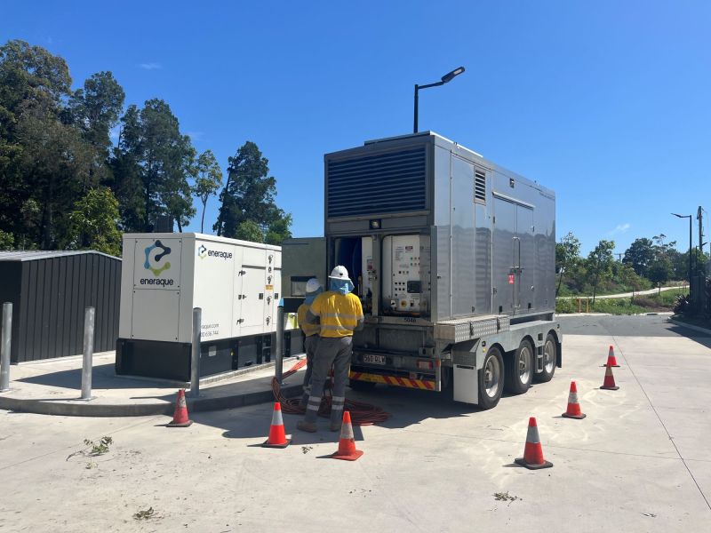 Generator installation at Bribie Island health facility