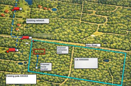 Accurate Lot and Plan information for Connection Application