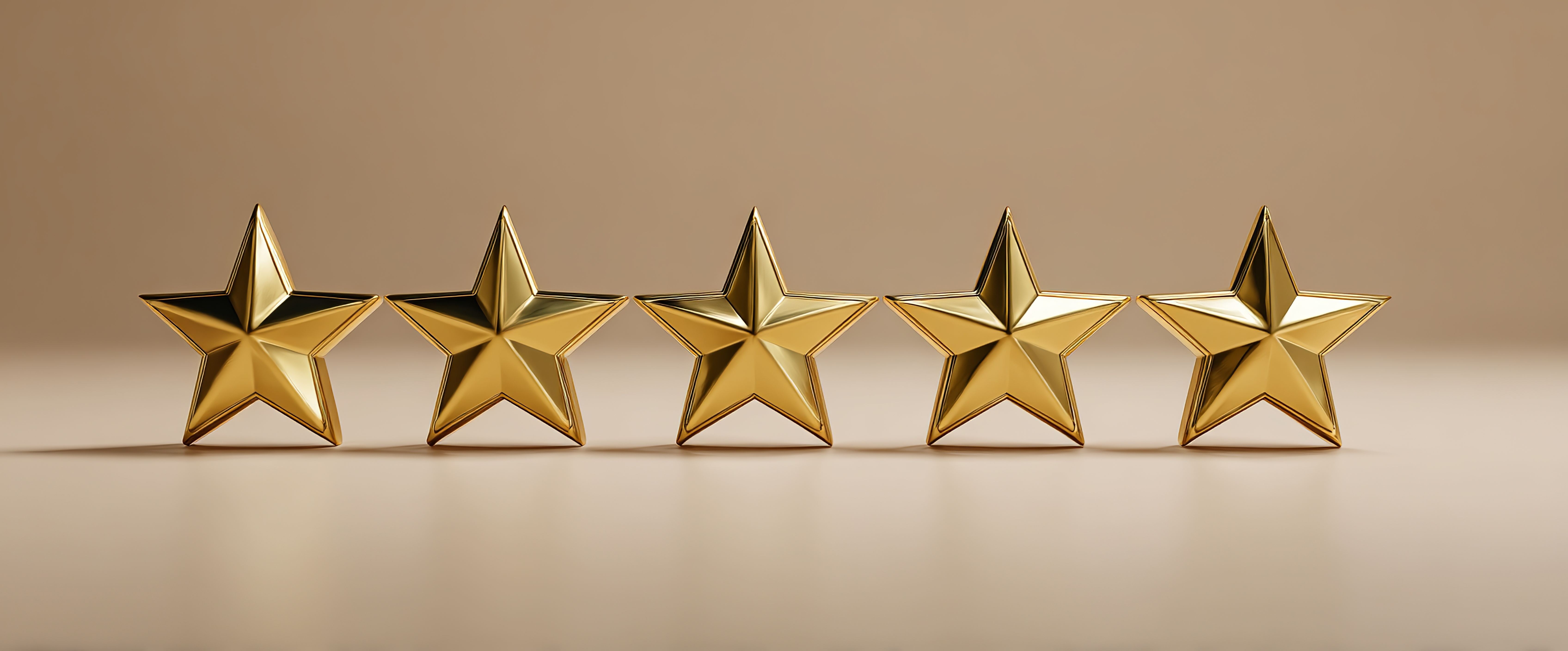 Five gold stars