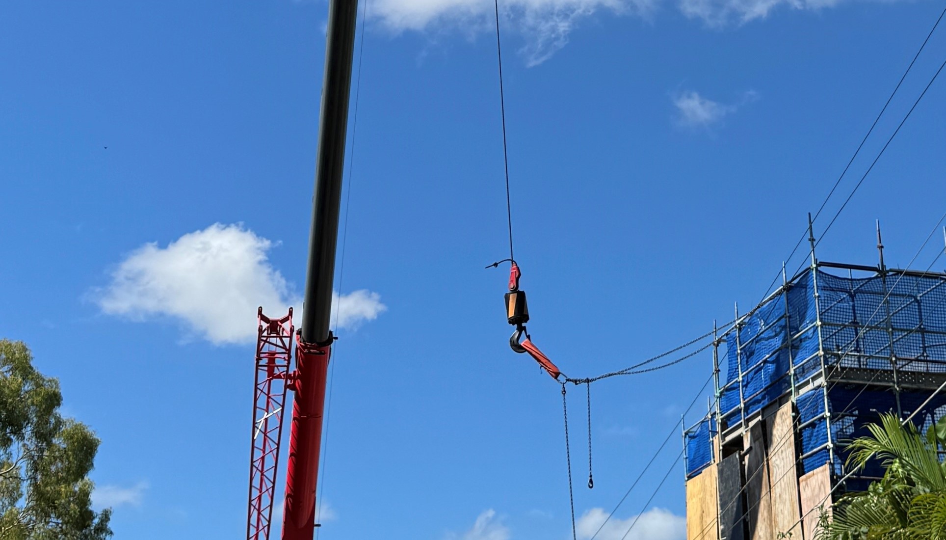 Crane vs Powerlines