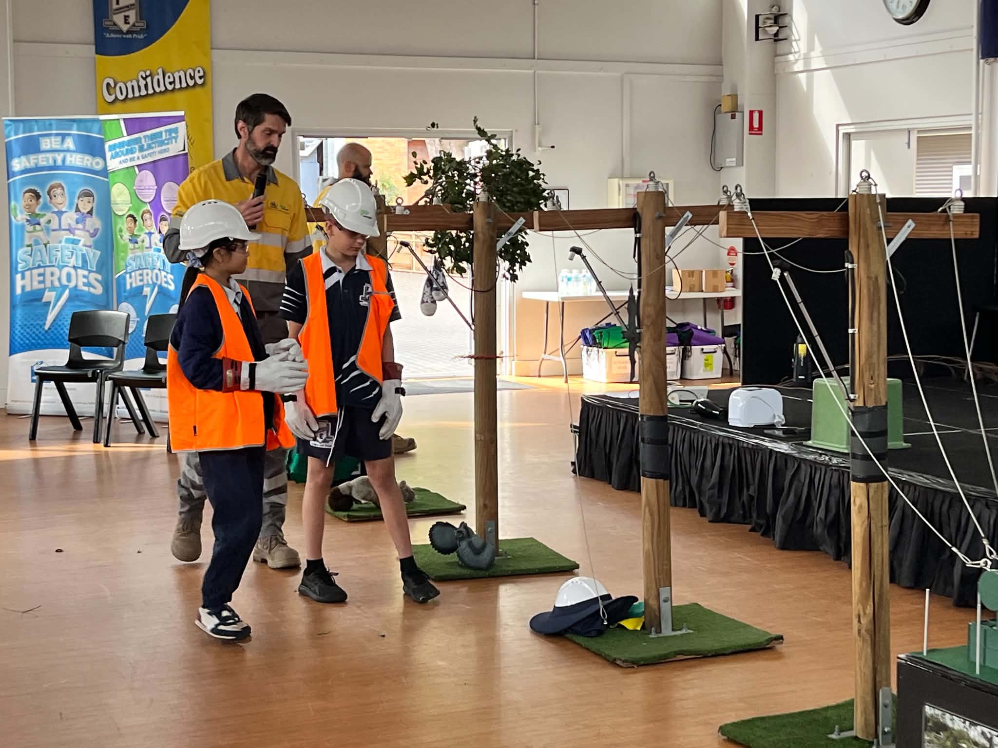 Safety Heroes demonstration